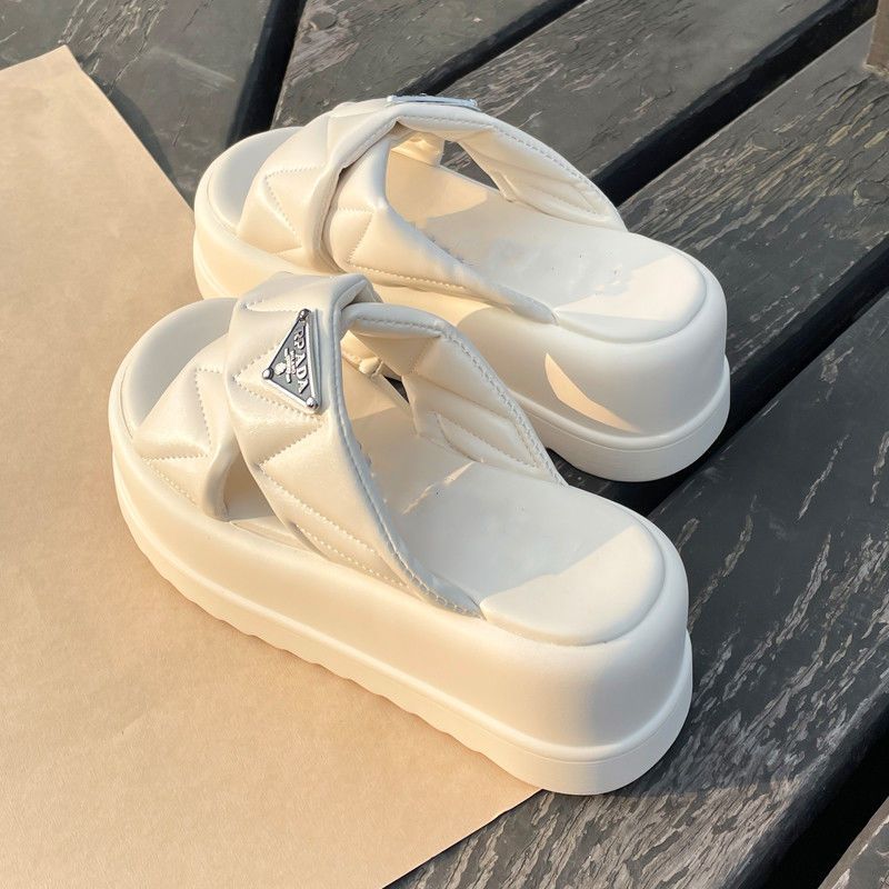 free shipping designer Slippers for woman outdoor breathable indoor slippers platform beach shoes 35-40