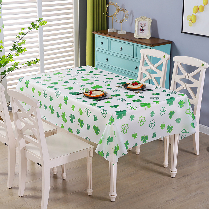 YL-38657 Customized Upgraded PVC Tablecloth, Fresh and Simple Print, Waterproof and Oil-Resistant