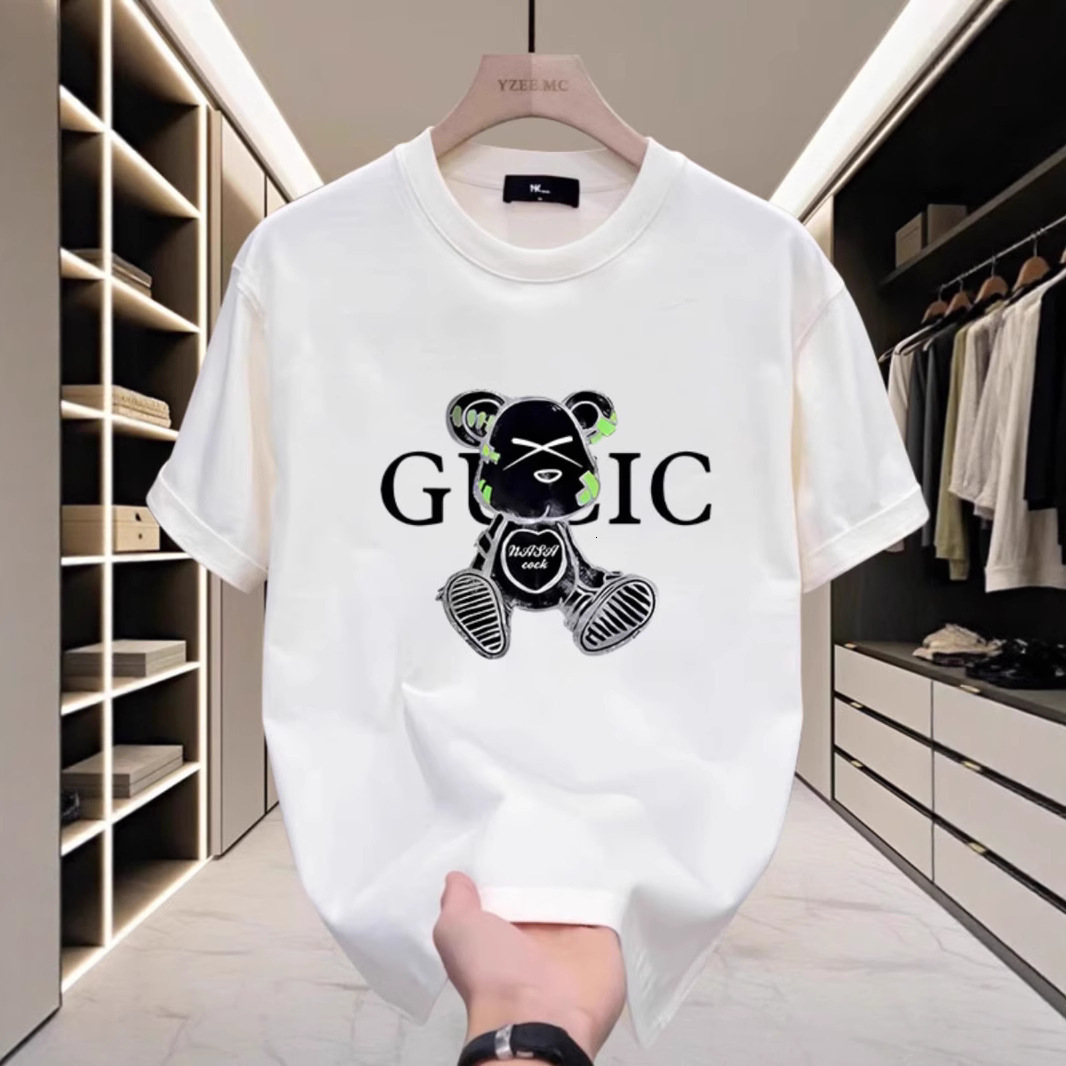Designer T-shirt Luxury Men's High-end Letter Print Summer New Item Outdoor Casual Pure Cotton Versatile Round Neck Short Sleeved Lightweight Fas