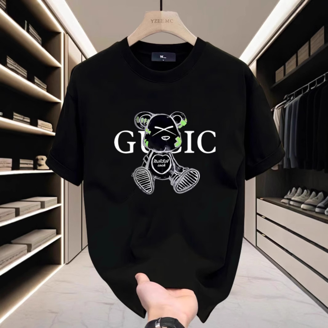Designer T-shirt Luxury Men's High-end Letter Print Summer New Item Outdoor Casual Pure Cotton Versatile Round Neck Short Sleeved Lightweight Fas