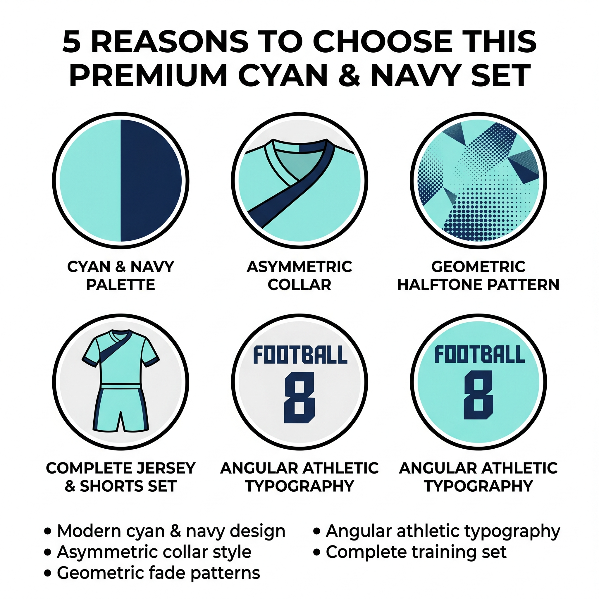 Custom Gradient Accent Soccer Jersey Set Men Breathable Quick Dry Football Uniform with Shorts Customizable Team Name Number Logo - view 8