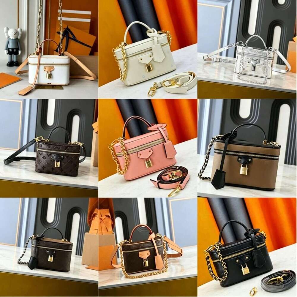 Luxury Vanity Chain Cosmetic Makeup Crossbody Shoulder Bags Ladies Fashion Casual Designer Tote Bag Quality TOP M47125 354 156 M45165 Womens Hand