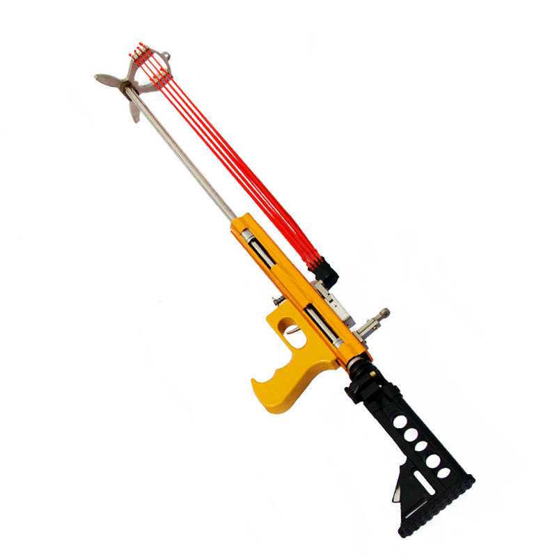New Outdoor Metal Slingshot Bow and Arrow Paintball-Guns Lazer Slingshot Hunting