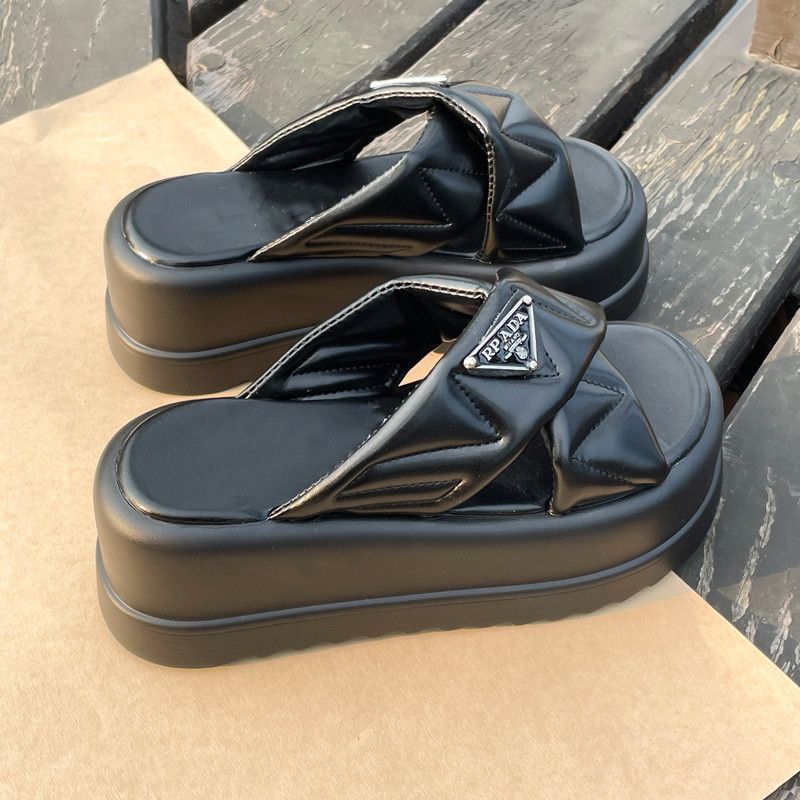 free shipping designer Slippers for woman outdoor breathable indoor slippers platform beach shoes 35-40