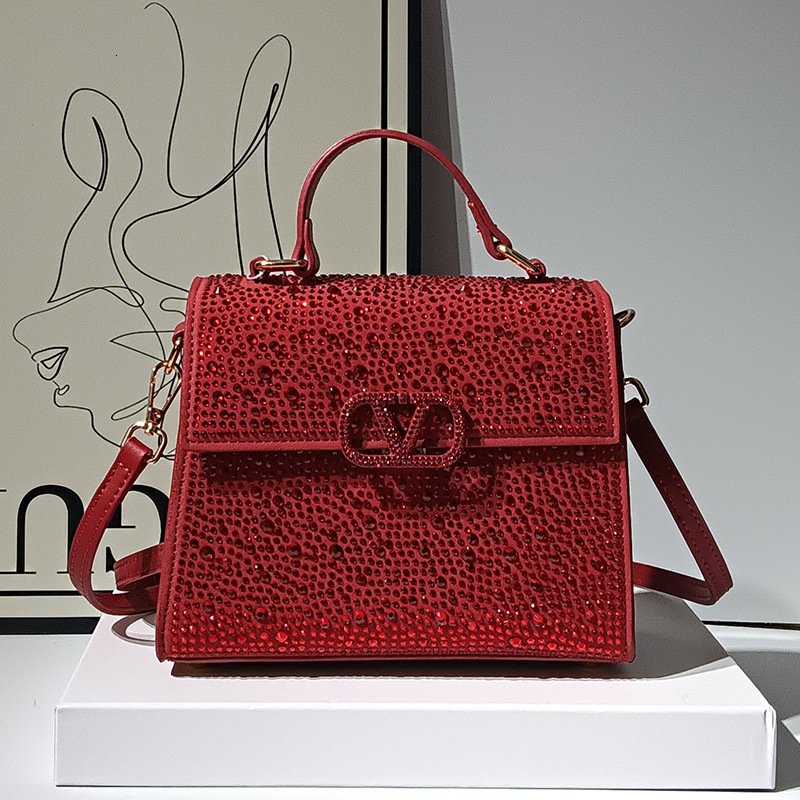 2026 Designer Luxury Diamond-embellished Handbag New Model And Fashion High-value Trdy High-quality Handbag Shoulder Crossbody Bag For Free Shipping