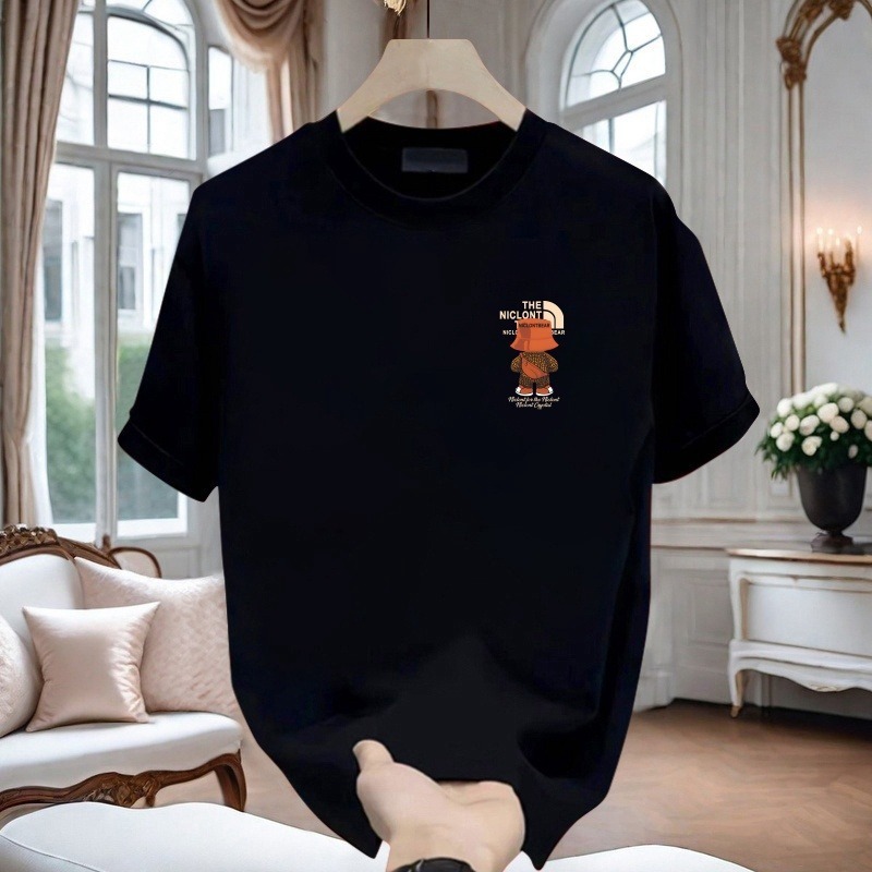 Designer T-shirt Luxury Men Outdoor Leisure Summer New Item Youth Fashion High-end Pattern Printing Pure Cotton Short Sleeved Loose Breathable Comfort