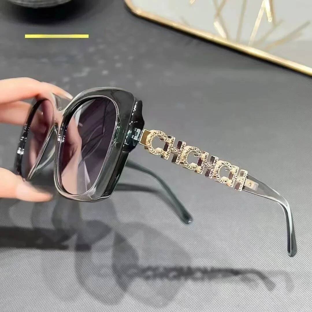 Chain temples, small fragrant style, light luxury fashionable polarized sunglasses for women 5133 Chunjinqiuli
