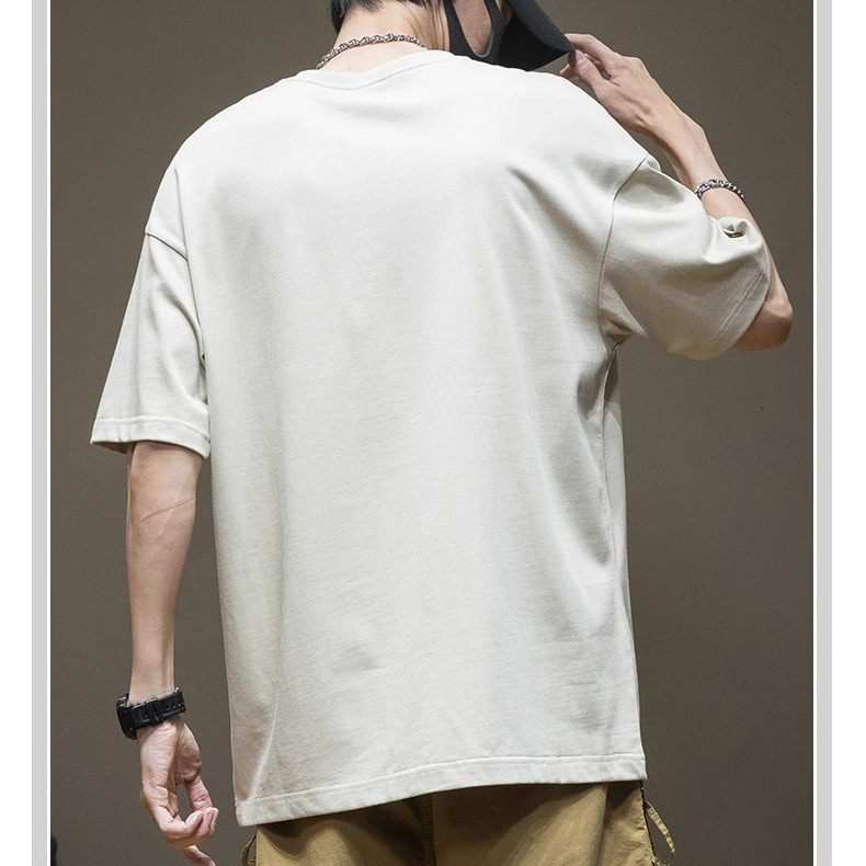 Designer T-shirt Luxury Men's Outdoor Leisure Large Pocket Design 2026 New Short Sleeved Summer Loose Fit Plus Size Tall Men's Fashion Brand