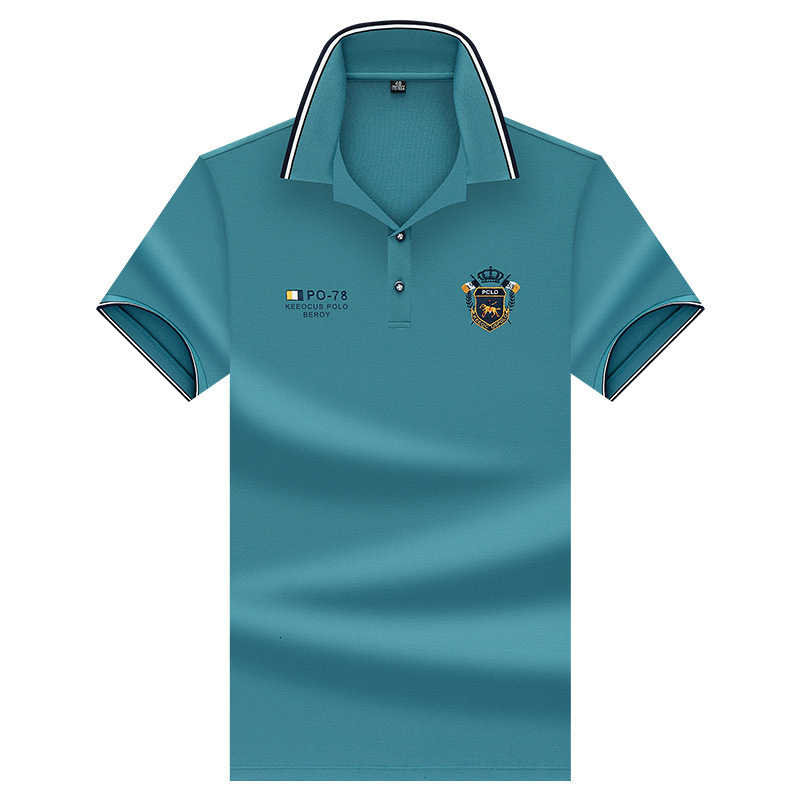 Luxury Men Designer Business Polo Shirt Hot Selling In Summer, Cool And Breathable Casual Collar Short Sleeved Light Colored Embroidery Outdoor Durabl