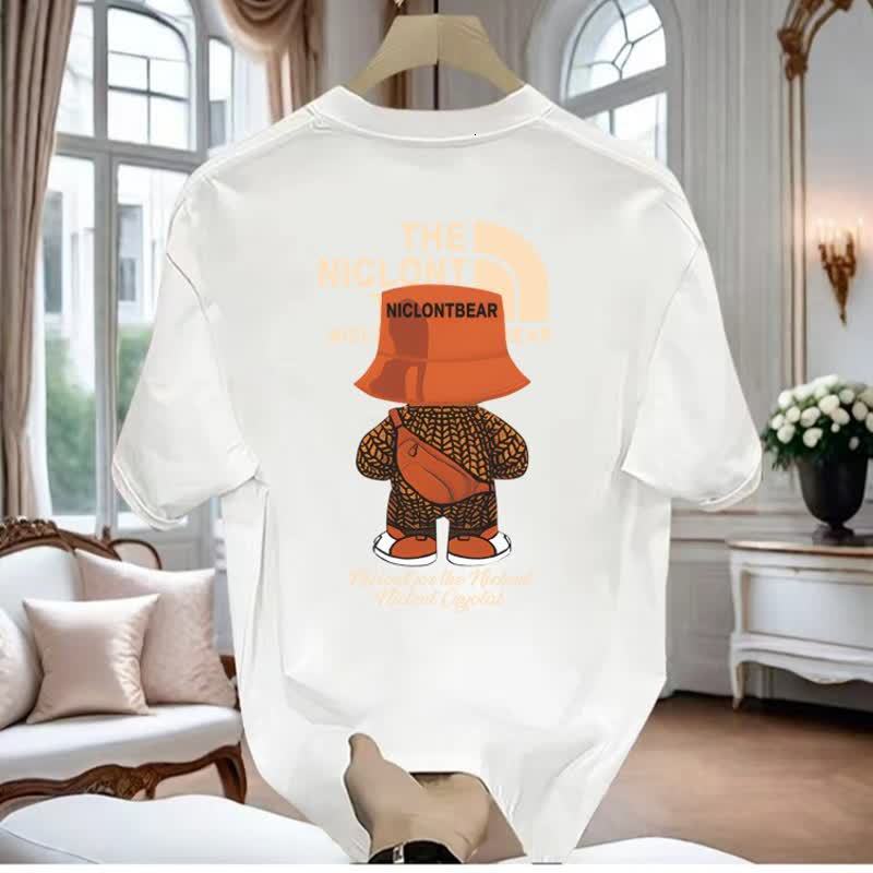 Designer T-shirt Luxury Men Outdoor Leisure Summer New Item Youth Fashion High-end Pattern Printing Pure Cotton Short Sleeved Loose Breathable Comfort