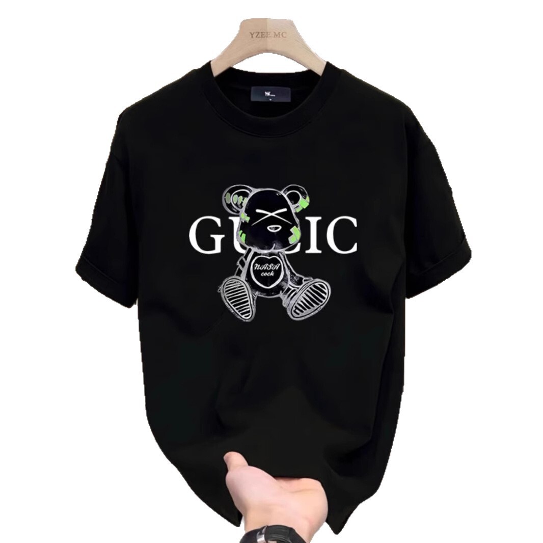 Designer T-shirt Luxury Men's High-end Letter Print Summer New Item Outdoor Casual Pure Cotton Versatile Round Neck Short Sleeved Lightweight Fas