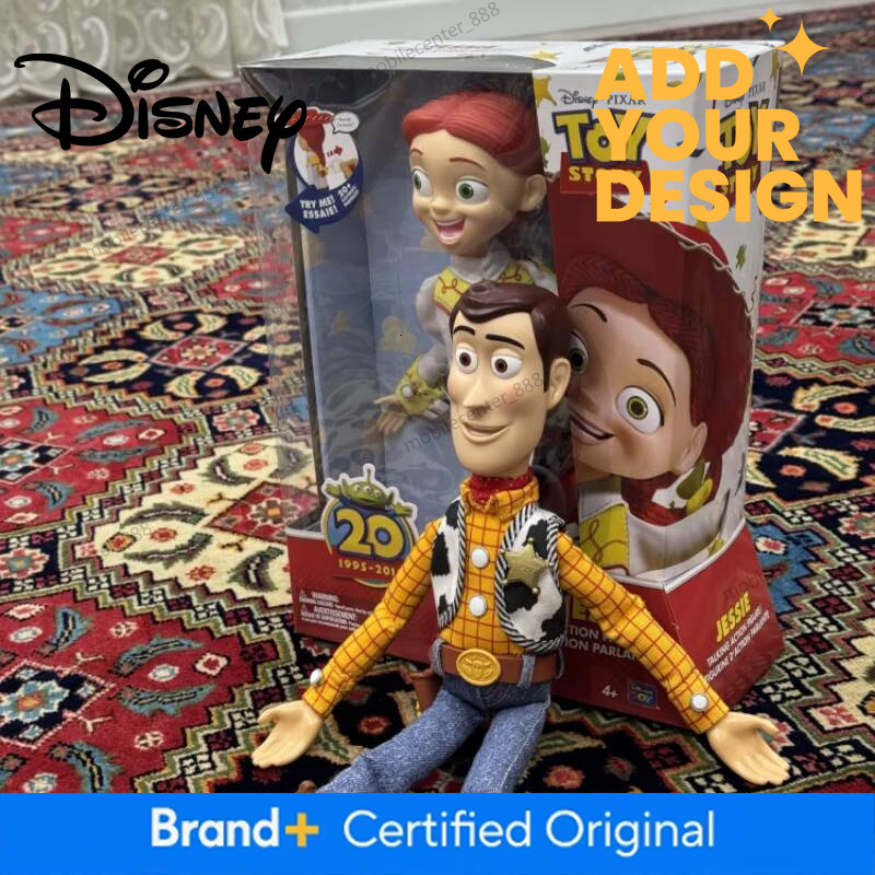 Disney Designer Hot In Stock Toy Story Buzz Lightyear Action Figures Woody Rex Jessie Trendy Vocal Figurine Model Dolls Cartoon Funny Toys Gift Luxury - view 5