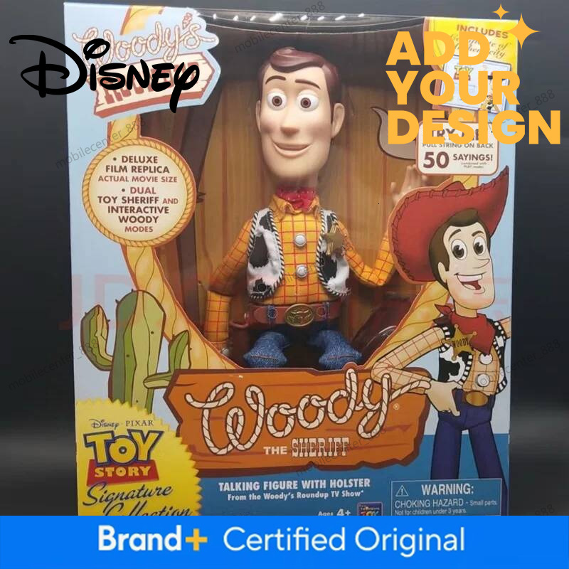 Disney Designer Hot In Stock Toy Story Buzz Lightyear Action Figures Woody Rex Jessie Trendy Vocal Figurine Model Dolls Cartoon Funny Toys Gift Luxury - view 6