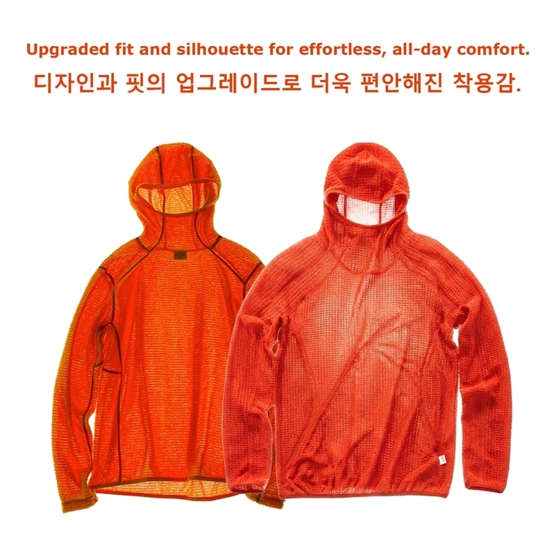 Thermolite Lightweight Hooded T-Shirt Mens Long Sleeve Thermal Hoodie for Hiking Camping Cycling Anti-Static Anti-Pilling 260518 - view 7