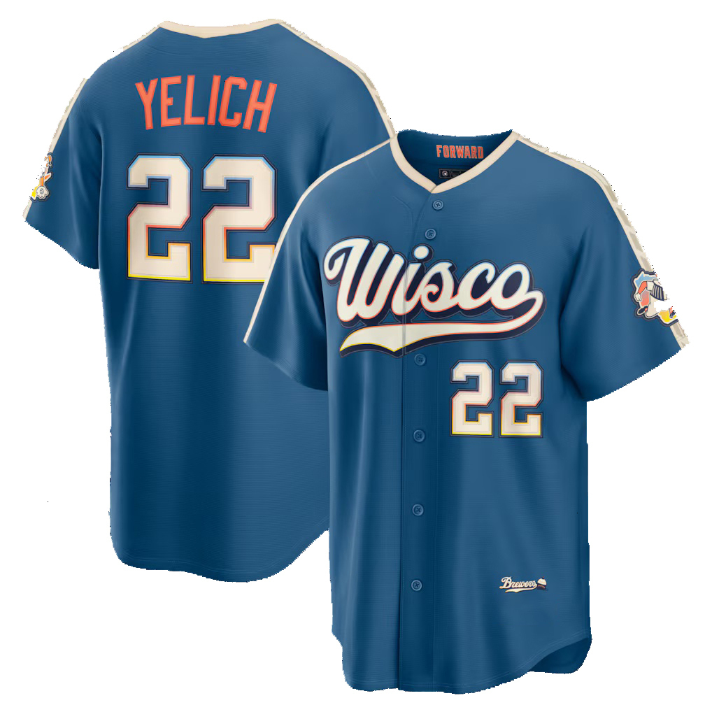 2026 Brewers Baseball Jersey Christian Yelich Jackson Chourio Jacob Misiorowski William Contreras Sal Frelick Brice Turang Joey Ortiz MilwaukeeJerseys