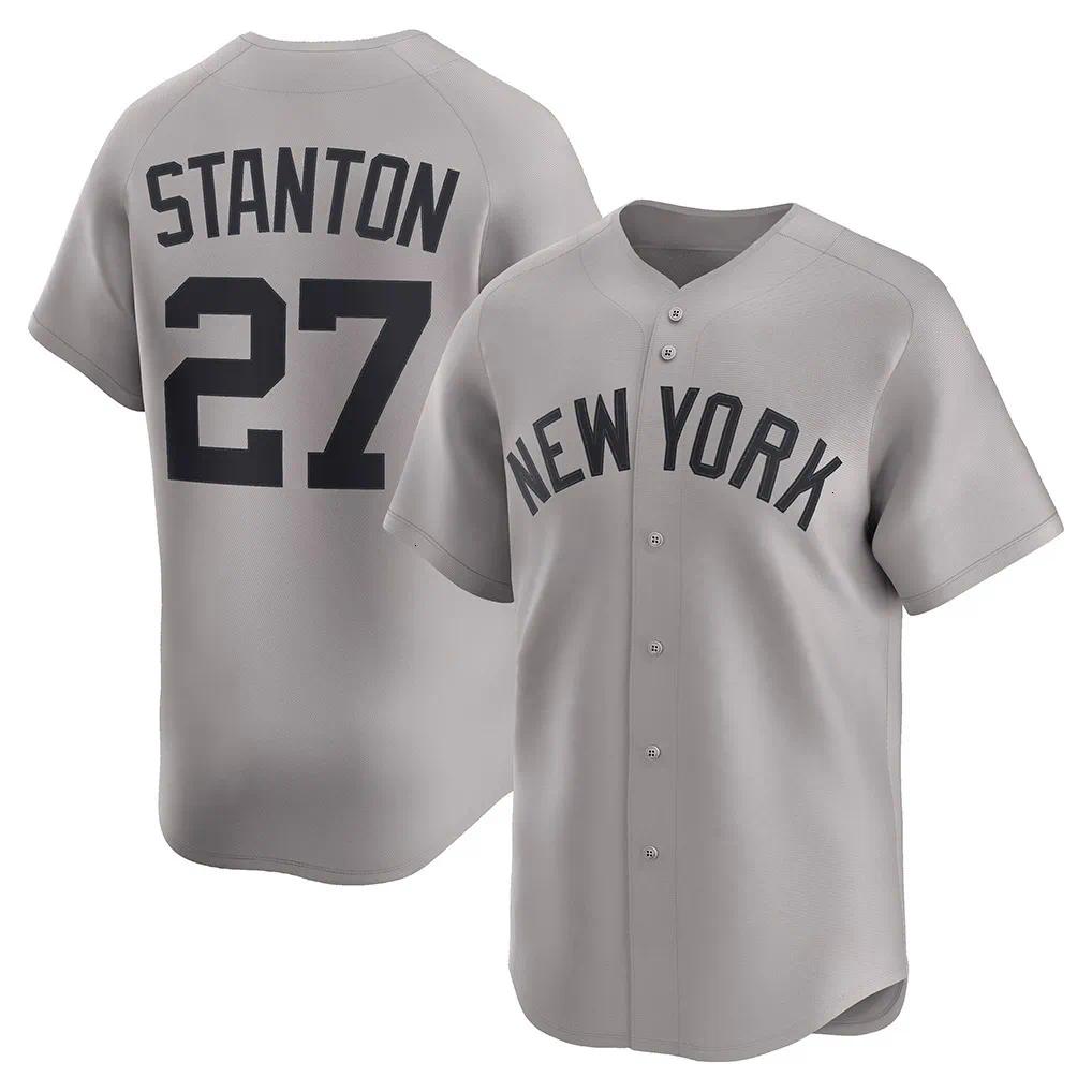 NY New YorkS Yankees Jersey Aaron Judge Gerrit Cole Austin Wells Cam Schlittler Ben Rice Stanton Cody Bellinger Babe Ruth Black Derek Jeter Yankee Bas