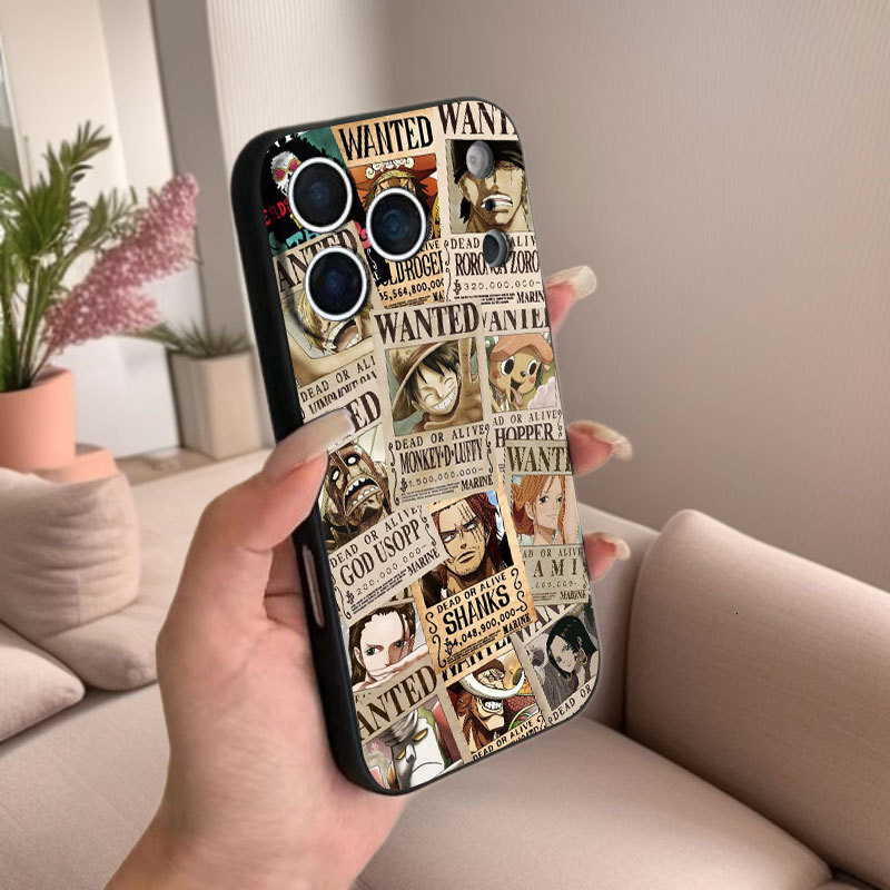 Pirate Bounty Order phone case suitable for iPhone 16, Apple 17 Pro, niche 14 Max, 13 anime, 15 Pro