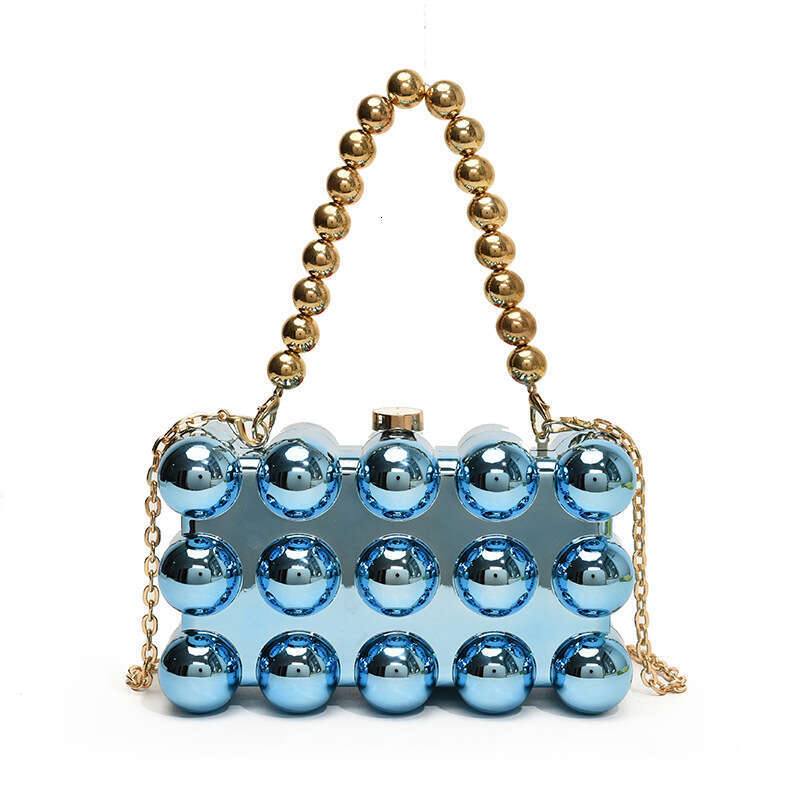 New Acrylic Egg Box for Women Fashion Niche Candy Color Stylish Versatile Chain Evening Bag
