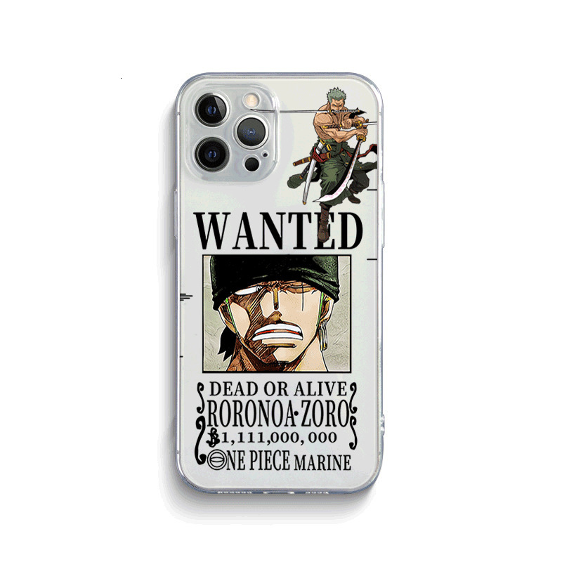 Suitable for Apple 16 phone case, 15 anime, 14 Luffy, 13 Zoro, 12 Japanese style, 11 transparent, xs creative plus full protection