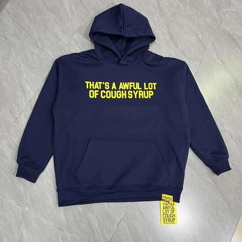 Men's Hoodies Streetwear Brand Hoodie Casual Loose Big Pocket Print Pullover High Quality Sweatshirt