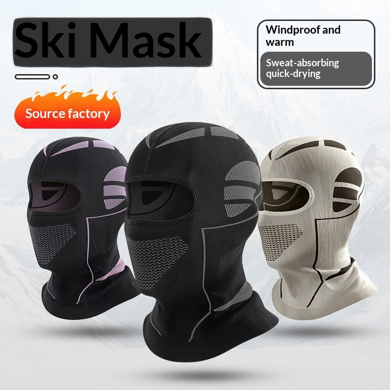High-quality riding windproof ski mask cold-proof warm head skiing unisex balaclava balaclava motorcycle riding mask breathable material