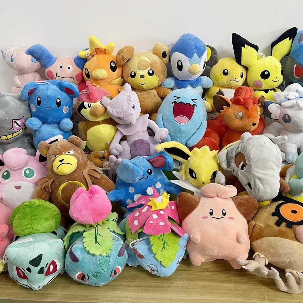 Pokemon Dark Lightning Graffiti Initial Pixel Art Style Pikachu Cartoon Anime Figure Mega Dragonite Charizard Stuffed Plush Doll L260515EMN8 - view 5