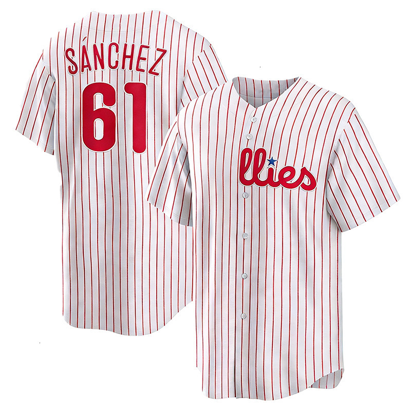 Philadephia Phillies Jersey Kyle Schwarber Trea Turner Zack Wheeler Cristopher Sanchez Bryce Harper Jhoan Duran Aaron Nola Jesus Luzardo Schmidt Baseb