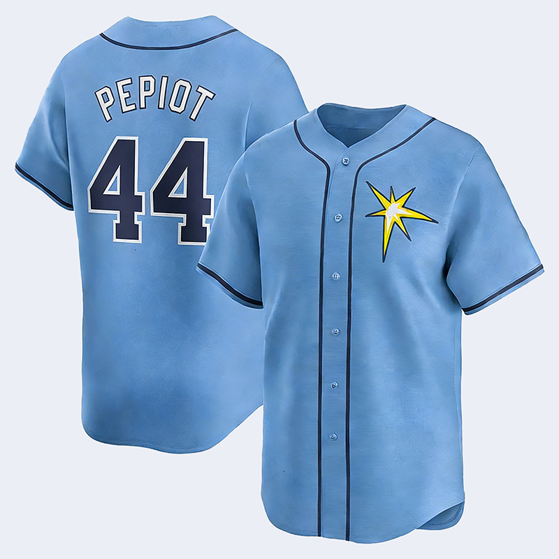 Tampa BayS rays jersey Yandy Diaz Junior Caminero Cedric Mullins Lux Ryan Pepiot Steven Matz Rasmussen Cleavinger Simpson Wade Boggs Fred McGriff Base
