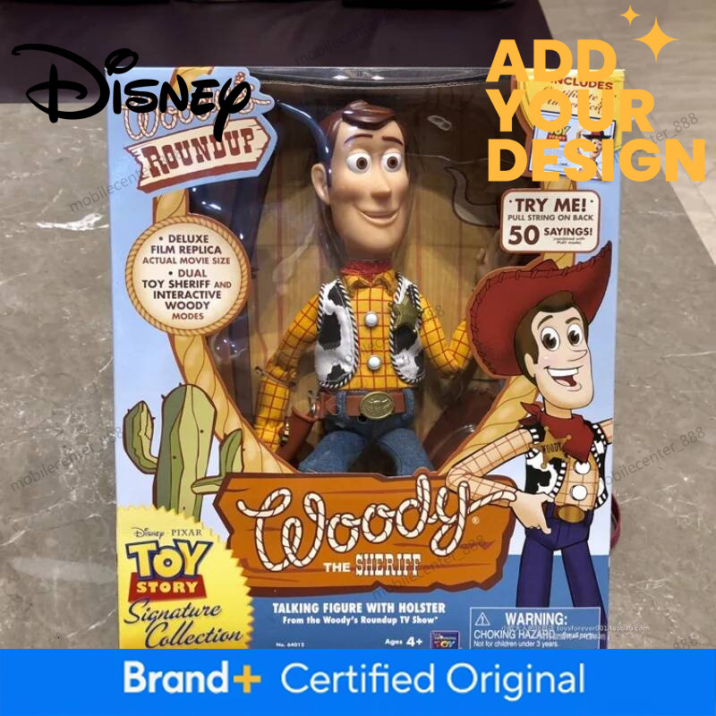 Disney Designer Hot In Stock Toy Story Buzz Lightyear Action Figures Woody Rex Jessie Trendy Vocal Figurine Model Dolls Cartoon Funny Toys Gift Luxury - view 3