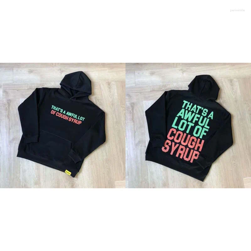 Men's Hoodies Streetwear Brand Hoodie Casual Loose Big Pocket Print Pullover High Quality Sweatshirt
