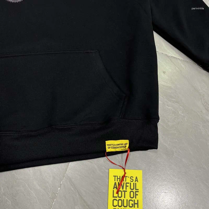 Men's Hoodies Streetwear Brand Hoodie Casual Loose Big Pocket Print Pullover High Quality Sweatshirt