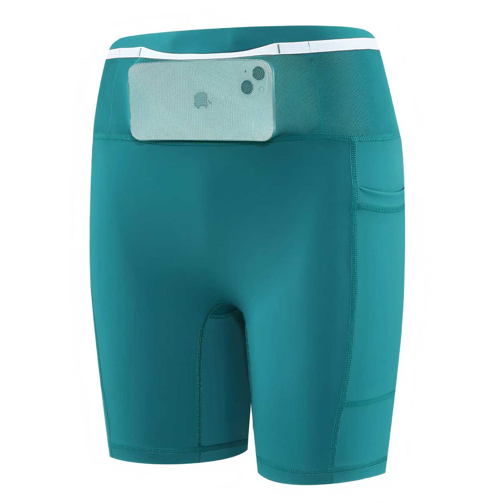 Mens Marathon Running Shorts with Waist Pack Compression Guys Tights Yoga Fitness Outdoor Sport Short Pants Legging Quick DryingM260518 - view 5