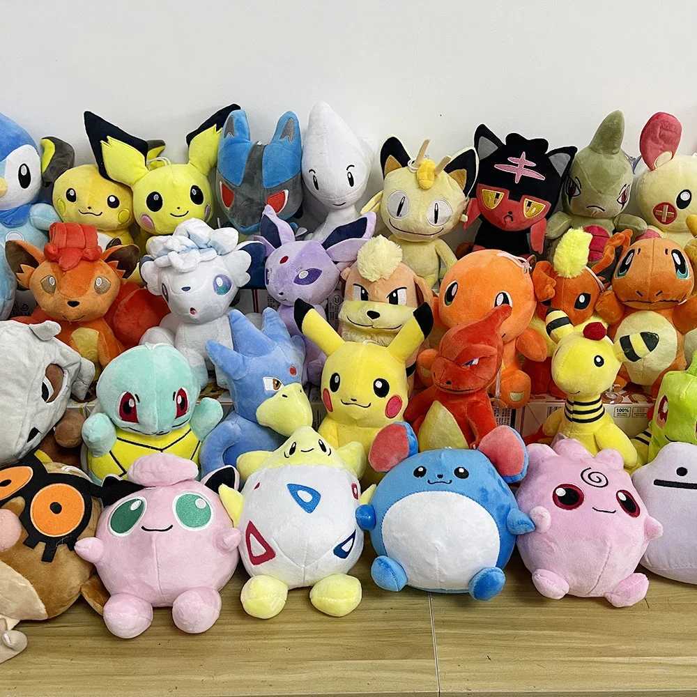 Pokemon Dark Lightning Graffiti Initial Pixel Art Style Pikachu Cartoon Anime Figure Mega Dragonite Charizard Stuffed Plush Doll L260515EMN8 - view 4