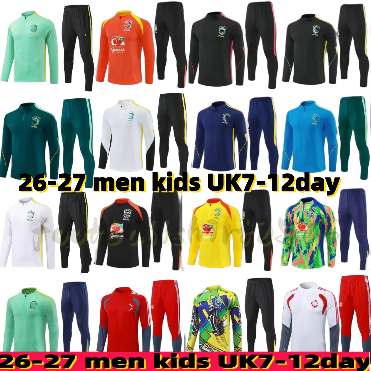 Tuta Brasile 26 27 Maglia Da Calcio G.Jesus ââCoutinho Brasil Camiseta De F…