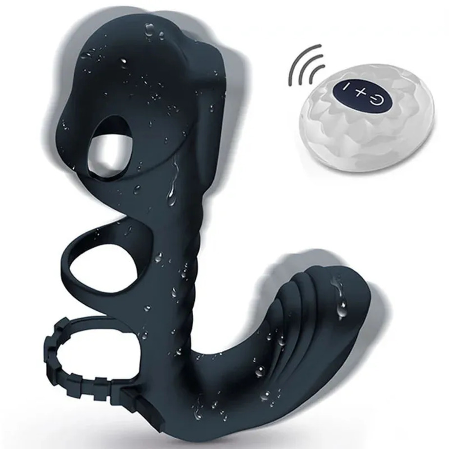 adult toys 2026 New Cockrings Cock Vibrator Penis Sleeve Rings Cockring Remote Control Vibration Couple Sex Toys Vagina Clitoris Stimulator Adult Supp