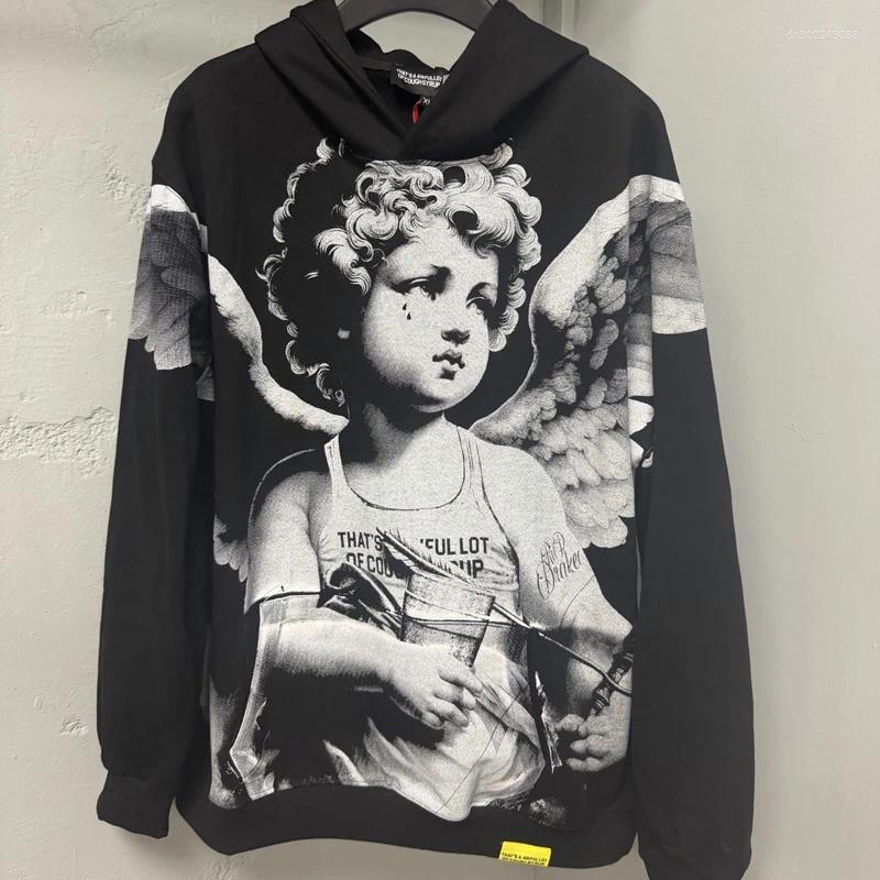 Men's Hoodies High Quality Hooded Sweatshirt Casual Loose Letter Printed Hoodie Pullover