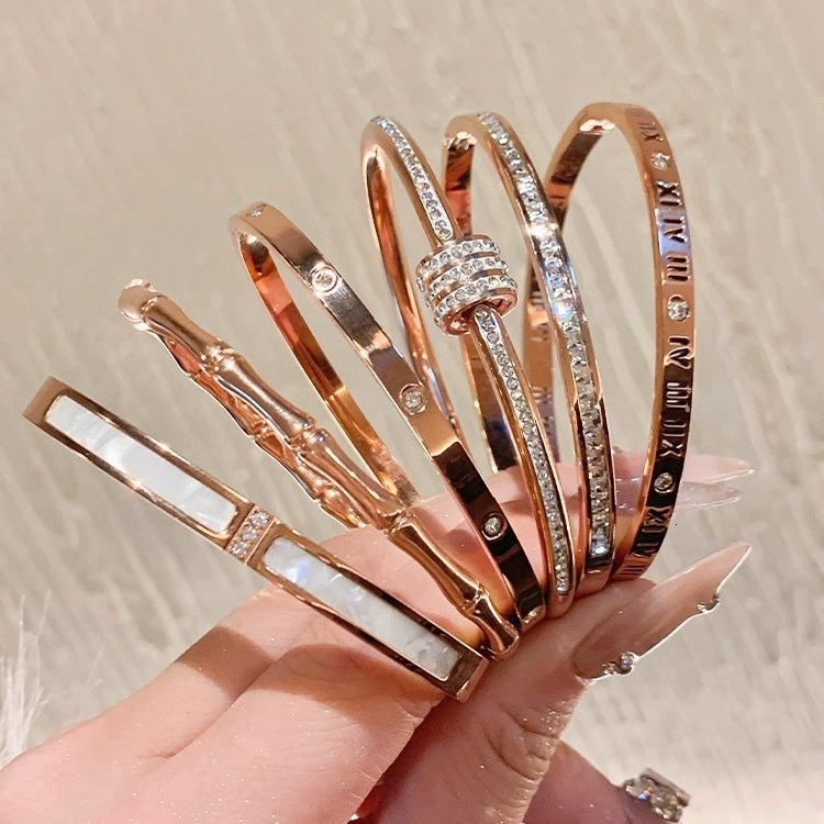 Designer Bracelet 2026 New Fashion Accessories High Quality Bracelet New Zircon Bracelet Light Elegant Niche Design Wholesale