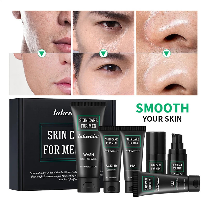 Mens Skin Care Kit - 3 in 1 Set with Face Wash izing Cream Eye Cream Daily -Aging Oil Control Facial Treatment 260518
