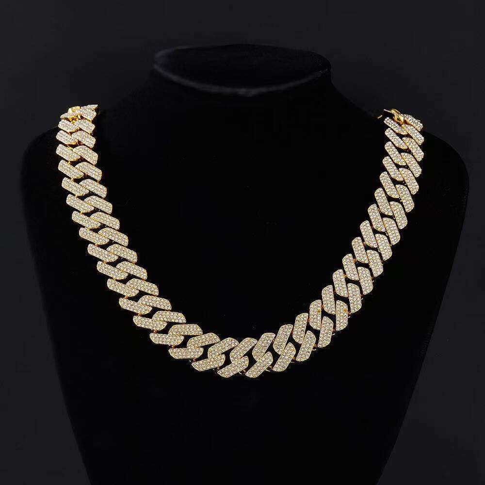 Customized 925 Silver 12mm Necklace Hip Hop Ice with VVS moissanite Vvs Iced Out Moissanite Diamond Cuban Link Chain - view 7