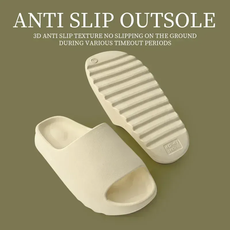 Men's Slippers Flip Flops Thick Sandals Summer For Men Women EVA Soft Bottom Indoor Home Slides Slipper Asian size Man Beach Shoes