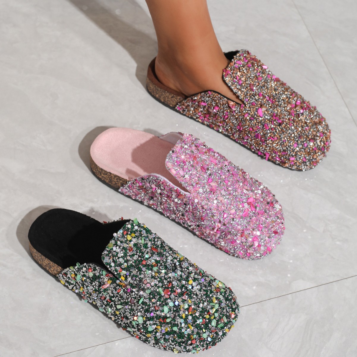 hot Free shipping designer 2026 Magic Couple Thick Bottom One Word Anti slip Summer Slippers Fashionable Outerwear Beach