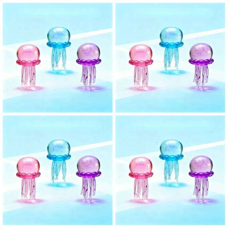 Needoh Plush Ball Jellyfish Blind Box Random Color Soft Stress Relieving Cute Relaxing Squeezing Sensory Toy 26L0518