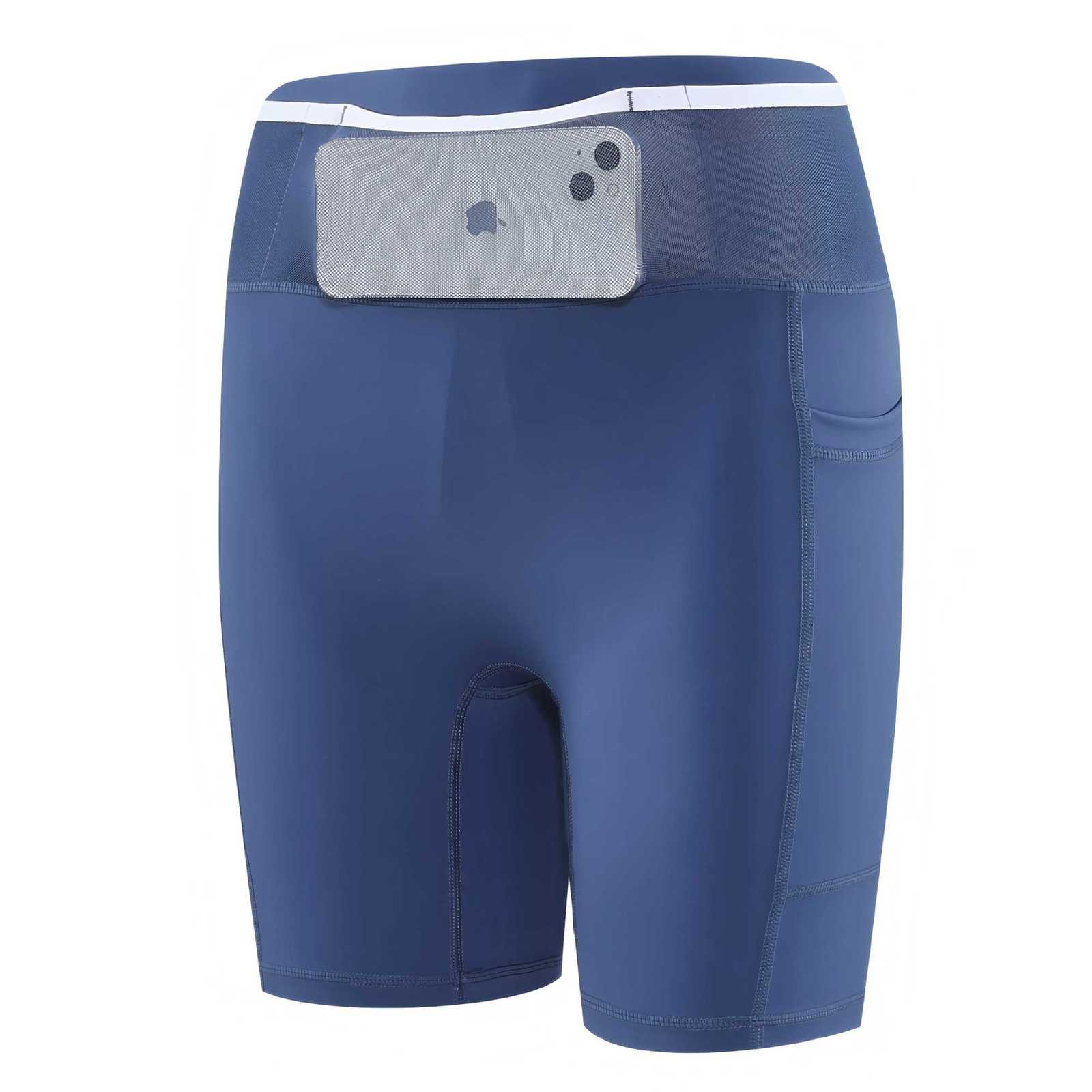 Mens Marathon Running Shorts with Waist Pack Compression Guys Tights Yoga Fitness Outdoor Sport Short Pants Legging Quick DryingM260518 - view 6