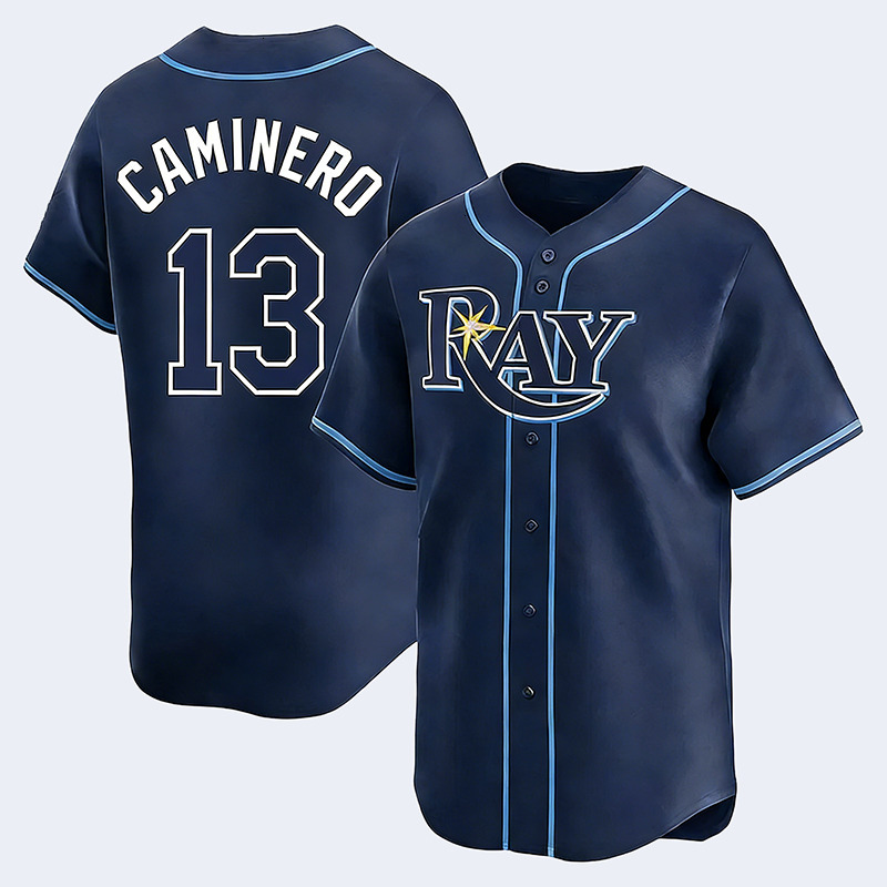 Tampa BayS rays jersey Yandy Diaz Junior Caminero Cedric Mullins Lux Ryan Pepiot Steven Matz Rasmussen Cleavinger Simpson Wade Boggs Fred McGriff Base