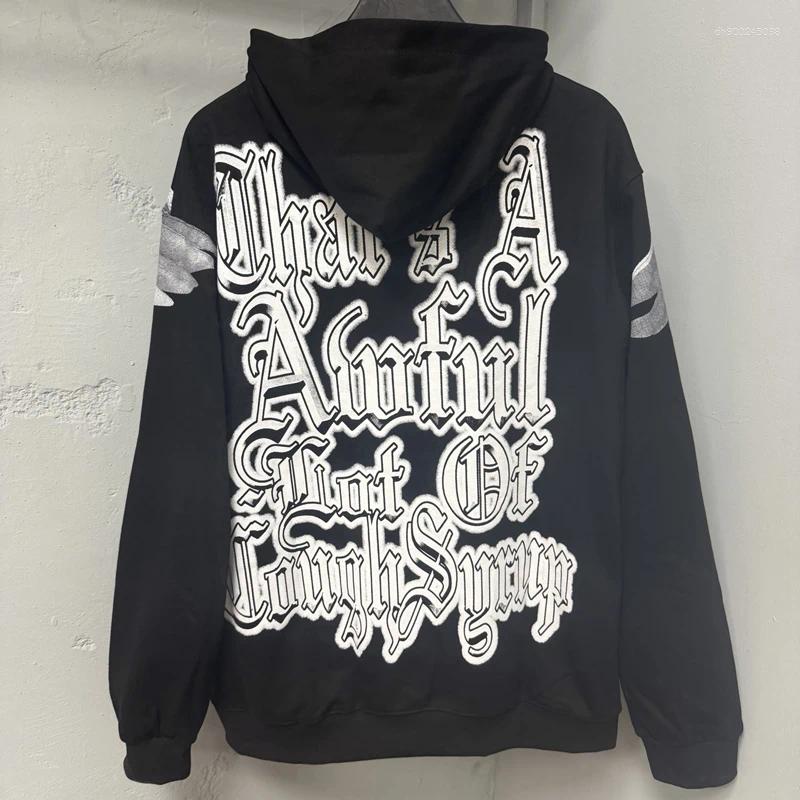 Men's Hoodies High Quality Hooded Sweatshirt Casual Loose Letter Printed Hoodie Pullover