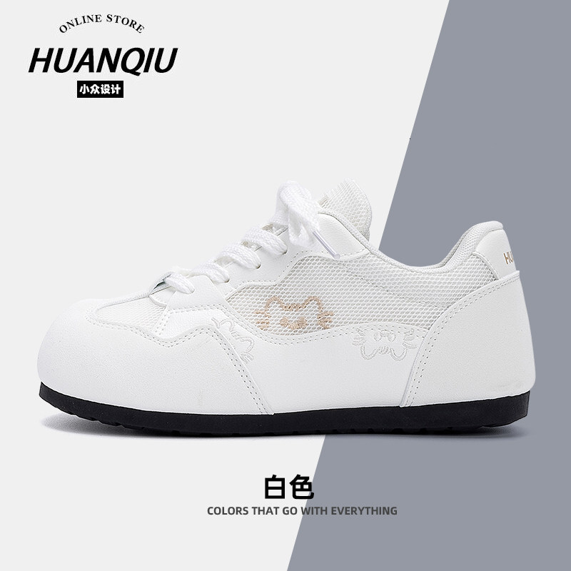 Ddmyoutdoor Men S New Casual Flyknit Breathable Thick Sole Shock Absorption Sports Lace Up Shallow Mouth Single Shoes Outdoor Shoes