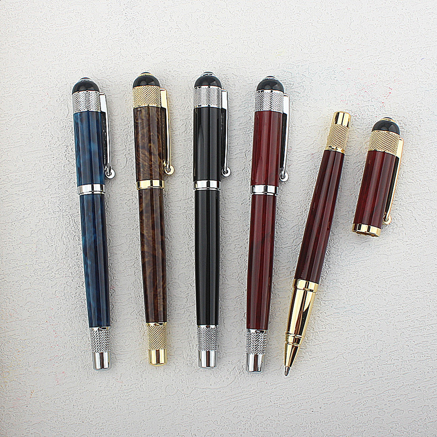 High-end business metal ballpoint pen with a heavy feel for writing oil-based ballpoint pen signature pen260310