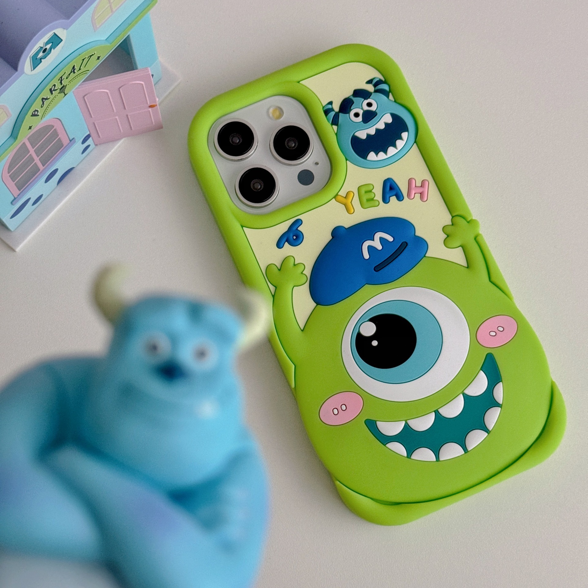 Big Eye Boy Compatible iPhone 16 Max Phone Case Apple 17 Pro 3D 14 Silicone 13/11 Shockproof 15