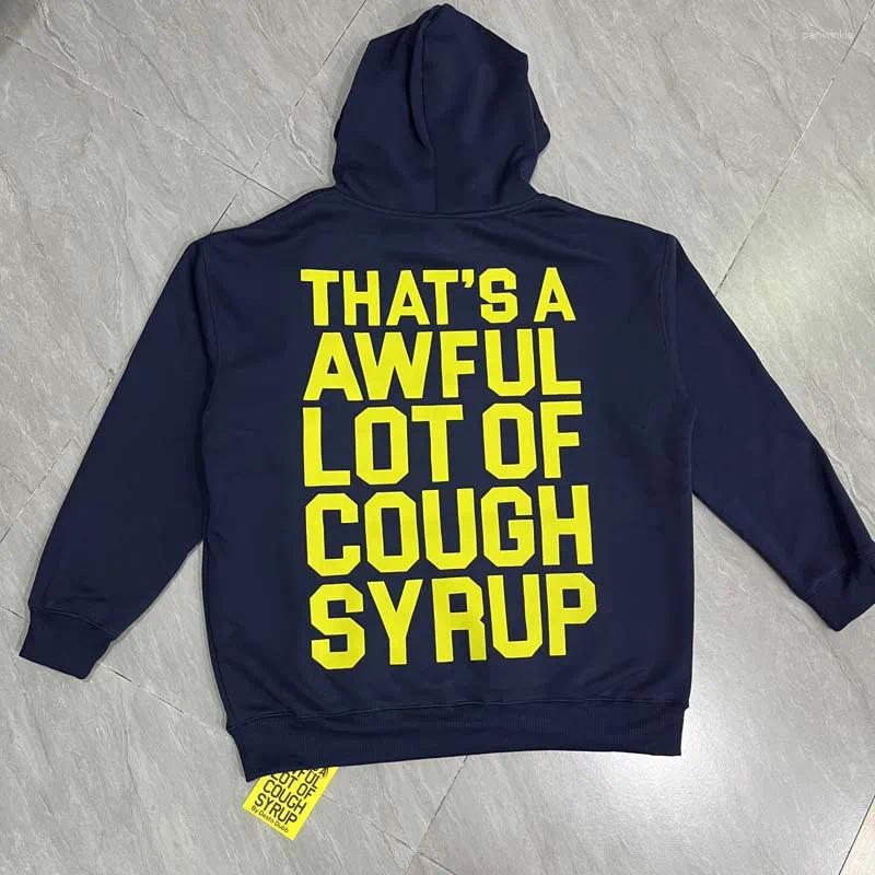Men's Hoodies Streetwear Brand Hoodie Casual Loose Big Pocket Print Pullover High Quality Sweatshirt