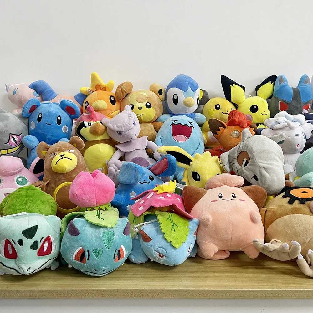 Pokemon Dark Lightning Graffiti Initial Pixel Art Style Pikachu Cartoon Anime Figure Mega Dragonite Charizard Stuffed Plush Doll L260515EMN8 - view 7